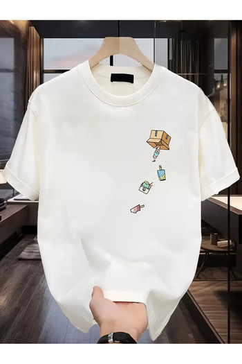 sole stories Premium Oversize κοντομάνικο μπλουζάκι με στάμπα