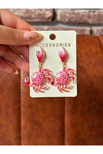 luxyansımalar Big Crab Earrings