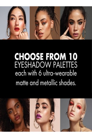 MILANI Everyday Eyes Eyeshadow Palette 08 Must Have Metallics – 6 Ultra-Pigmented Metallic Shades