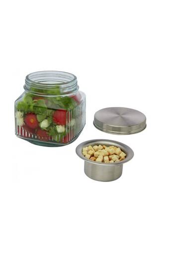 Natural Recipient Lechuga pentru salată, din sticlă reciclată