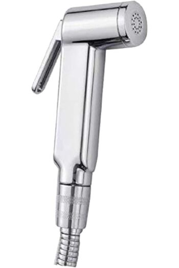 Siena Shattaf Set Bidet Toilet Sprayer Long-Life with Metal Chrome Hose, Holder and Fitting Ancillar