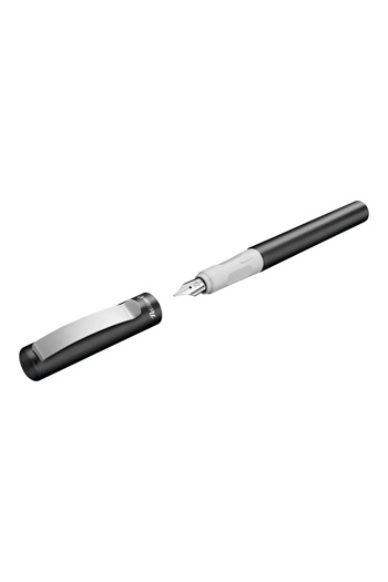 Pelikan Stilou cu peniță Pina Colada, Gri metalic, Peniță M, Cutie cadou, Culoare gri, Material metal