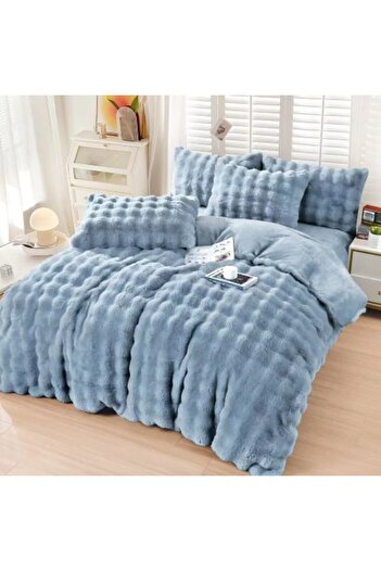 Ralex Double bed linen Cocolino Spot with fleece, 4 pieces, sheet 230 x 250 cm, duvet 200 x 230 cm, 2 pill
