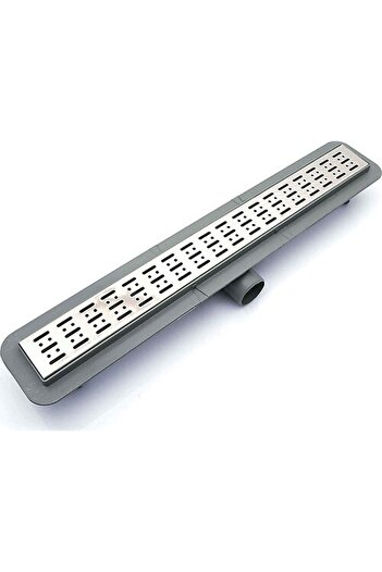 flores Shower channel with stainless steel grate, 60 cm