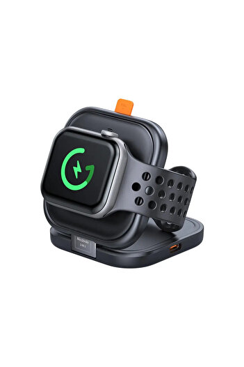 Mcdodo CH-2160 15W 2'si 1 arada katlanır stand manyetik kablosuz şarj