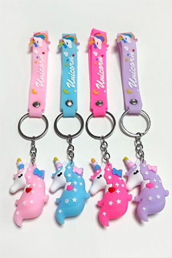 Eco Lounge Unicrn Silicone Keychain