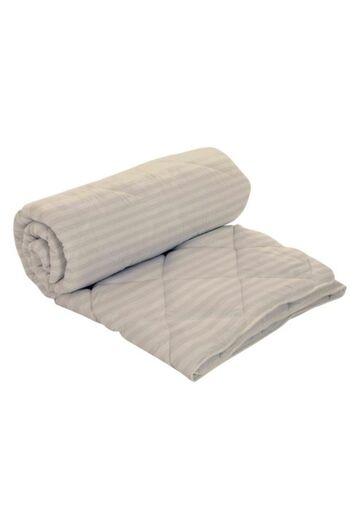 Ralex Quilt Wool Polycotton Damask Quilted 160 x 210 cm, Pucioasa, Cream