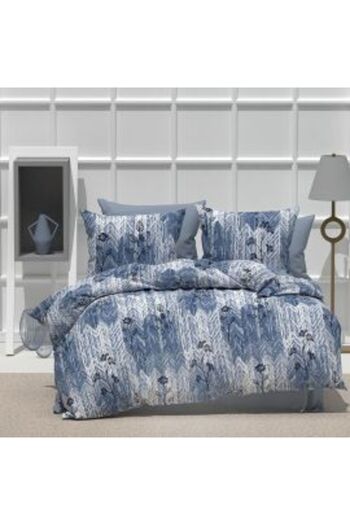 Ralex Double Bed Linen Bumbac Ranforce 4 Pieces 240 x 260 cm Sheet, 200 x 230 cm Duvet, 2 Pillowcases 50 x