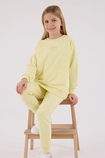 Rolypoly Girl's Yellow Tracksuit Set