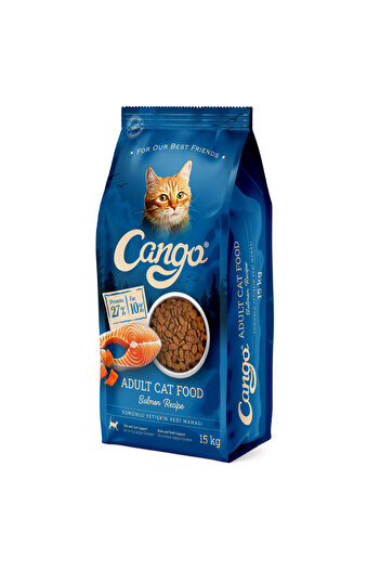 Cango Dry food for adult cats 15 kg, salmon – muscle mass, shiny fur, strong immunity