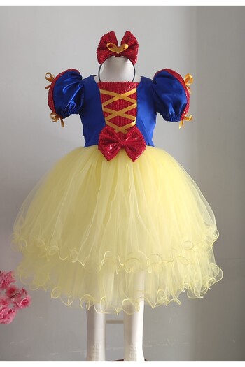 BOZTAŞ BEBE Cotton Princess Dress Evening Dress & Costume