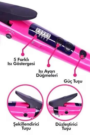ZERO LAND Msa-Shop Hair Straightener Styling Curling Iron Dual Styler Heat Adjustable