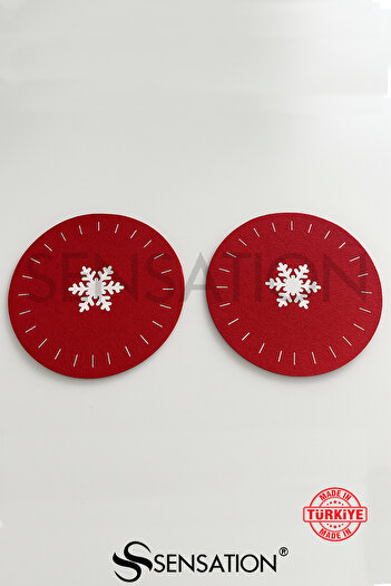 Sensation Felt New Year's Themed American Service Set of 2