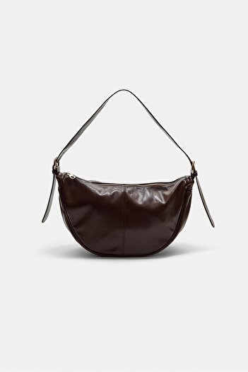 Stradivarius Faux leather moon bag