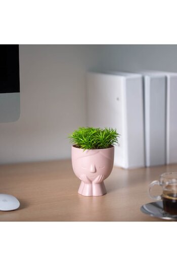 CLICK Artificial Plant Decor Human Head 9 X 14 Cm 4 Types