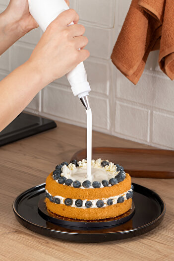Porsima 3160 10-Piece Cake and Dessert Serving Set Cake Pastry and Confectionery Tools White