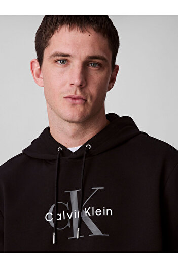 Calvin Klein Erkek Siyah Sweatshirt