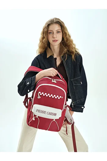 Pierre Cardin Red Children's School Backpack 07Pct183