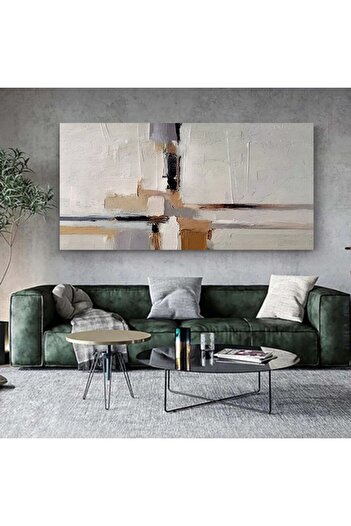 4gdran Modern canvas painting with a fine art design and a hidden wooden frame
