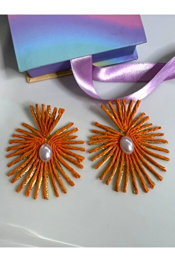 Finery by Nerrs Linen Earrings (4 Individual Colors, Color Codes Can Be Selected Below)