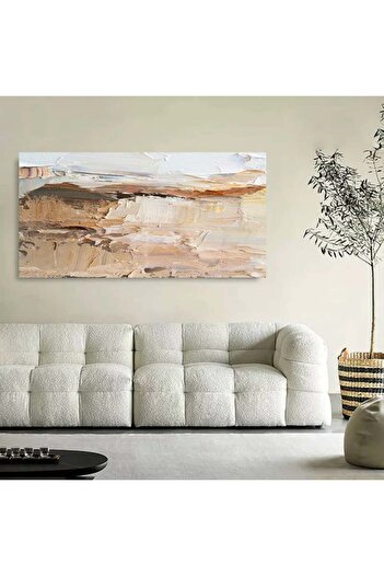 4gdran Modern canvas painting with a fine art design and a hidden wooden frame