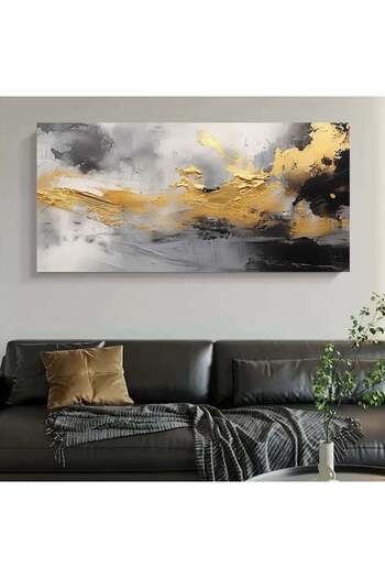 4gdran Modern canvas painting with a fine art design and a hidden wooden frame