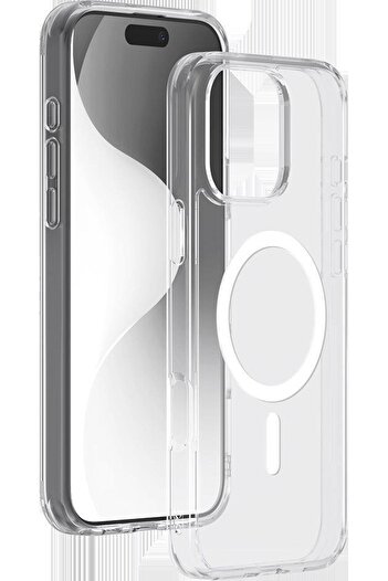 Force Bigben iPhone 16 Pro Max Case Compatible Magsafe Hybrid Transparent