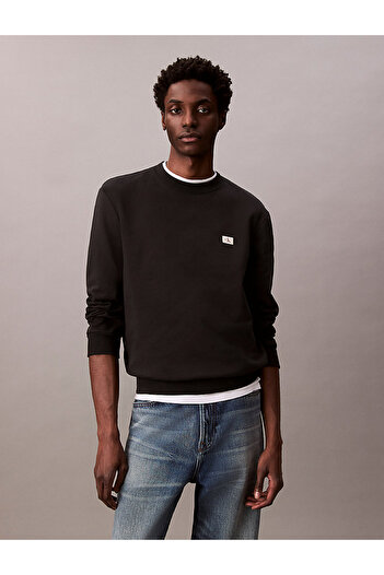 Calvin Klein Erkek Siyah Sweatshirtler