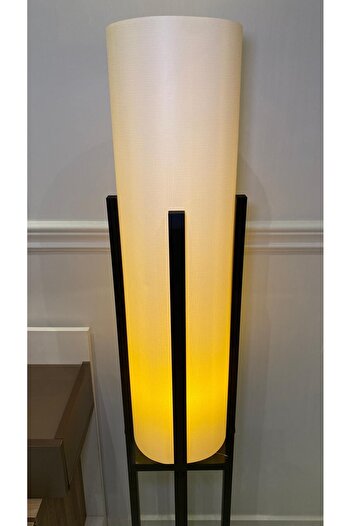 Turkish Home Modern floor lamp with warm lighting - black