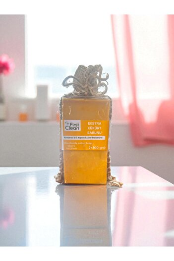 Tpm 1. Quality Pure Natural Handmade Sulphur Classic Muslin Hair and Body Soap