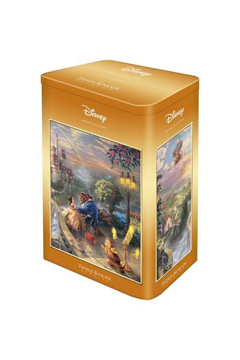 Schmidt Puzzle 500 pieces - Thomas Kinkade: Beauty And Beast, metal box
