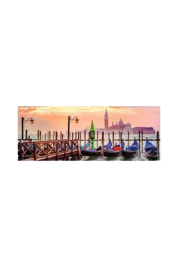 RAVENSBURGER Panoramic puzzle - Gondolas in Venice, 1000 pieces