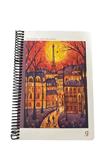 tüftürük Gıpta Berry Notes 17X24 Patterned Hard Cover Notebook Lined 120 Pages