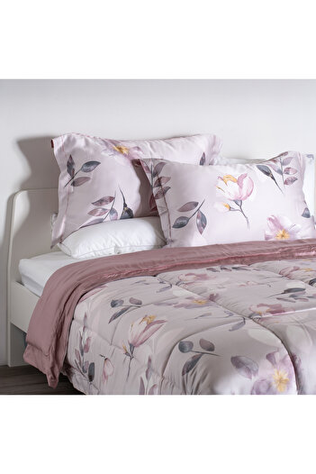 Boutique Blanche tencel 3pc super king comforter set 250*260cm, pink