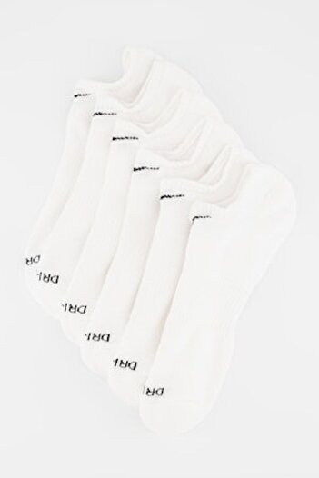 Nike - Everyday Plus Dri-FIT Fitness Crew Socks - 6 Pairs, White, S