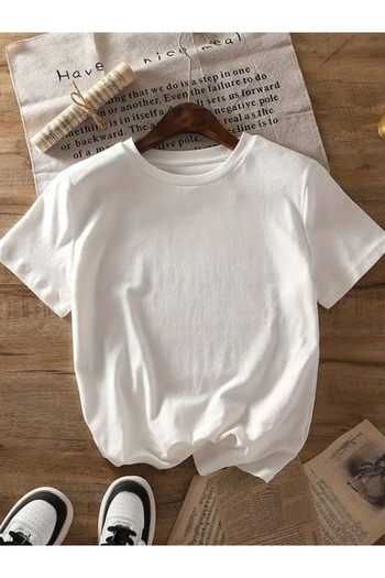 aynewmoda Graphic Printed , short sleeve, round neck t-shirt