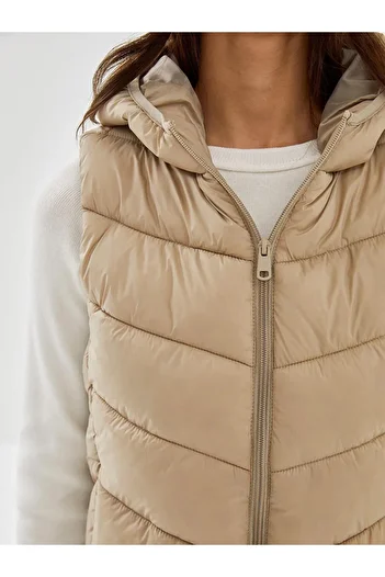 LC Waikiki Lcw Vision Women's down Vest with Hood (W5)