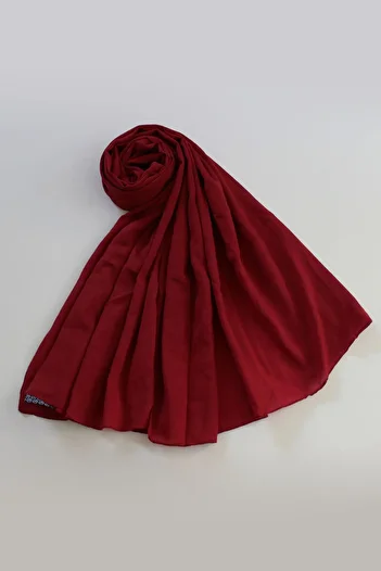 Modakaşmir Cotton Cashew Shawl Cherry