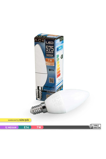 ACK 5 W 3000K E14 Led Mum Ampul (Günışığı)