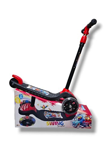 Swing 3 Tekerlekli Işıklı Çocuk Scooter 40 kg Taşıma Kapasiteli