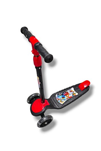 Swing 3 Tekerlekli Işıklı Çocuk Scooter 40 kg Taşıma Kapasiteli