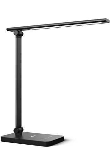 LEPRO Lampa de birou LED PR310002 control Touch, 3 moduri, 9W, 750 Lumeni, Negru