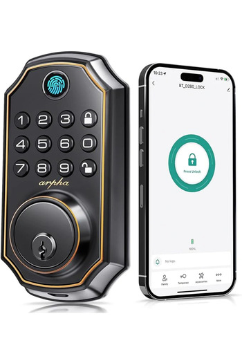 Sonoff Arpha D280 Smart Lock, , Smart App, PIN, Wifi, Bluetooth, Key, Tuya
