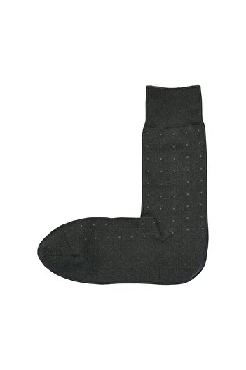 Muji Right Angle Business Socks, Dot Pattern