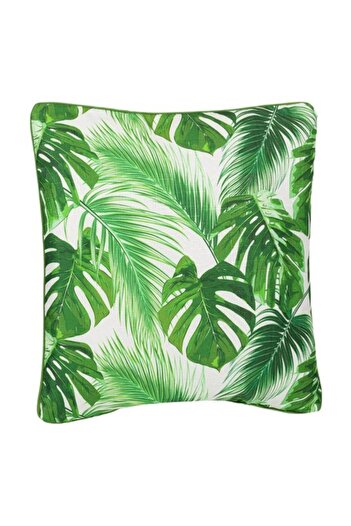 OEM Summer Decorative Pillow with Green Leaf Pattern