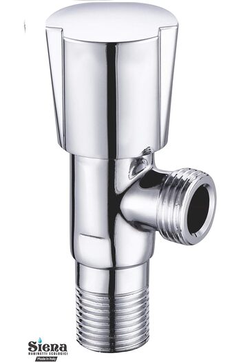 Siena Angle valve brass cartridge with wall cover