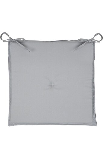 OEM Summer Chair Cushion, Gray Anthracite, Water-Resistant, 38x38 cm