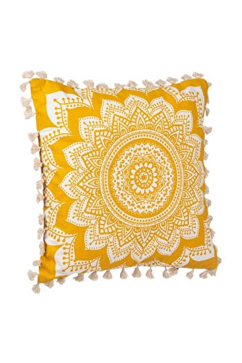 OEM Decorative Pillow, Cotton, Mustard, 45x45x10 cm