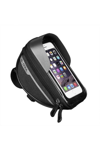 Danex Waterproof bicycle bag with phone case, handlebar mounting compatible with phones up to 16 cm, stora