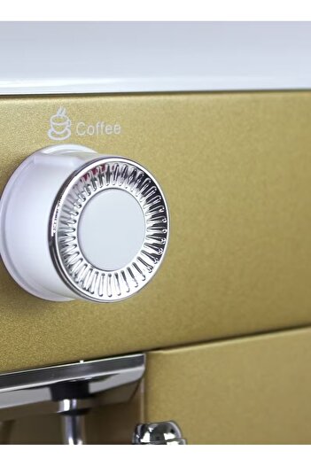DLC 1L Coffee Maker – 800W Golden Finish,